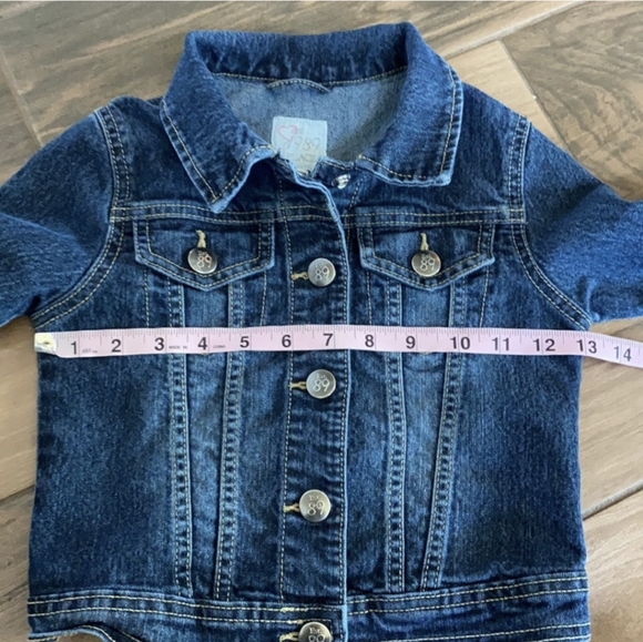 The Children’s Place girls denim jean jacket - Picture 3 of 6